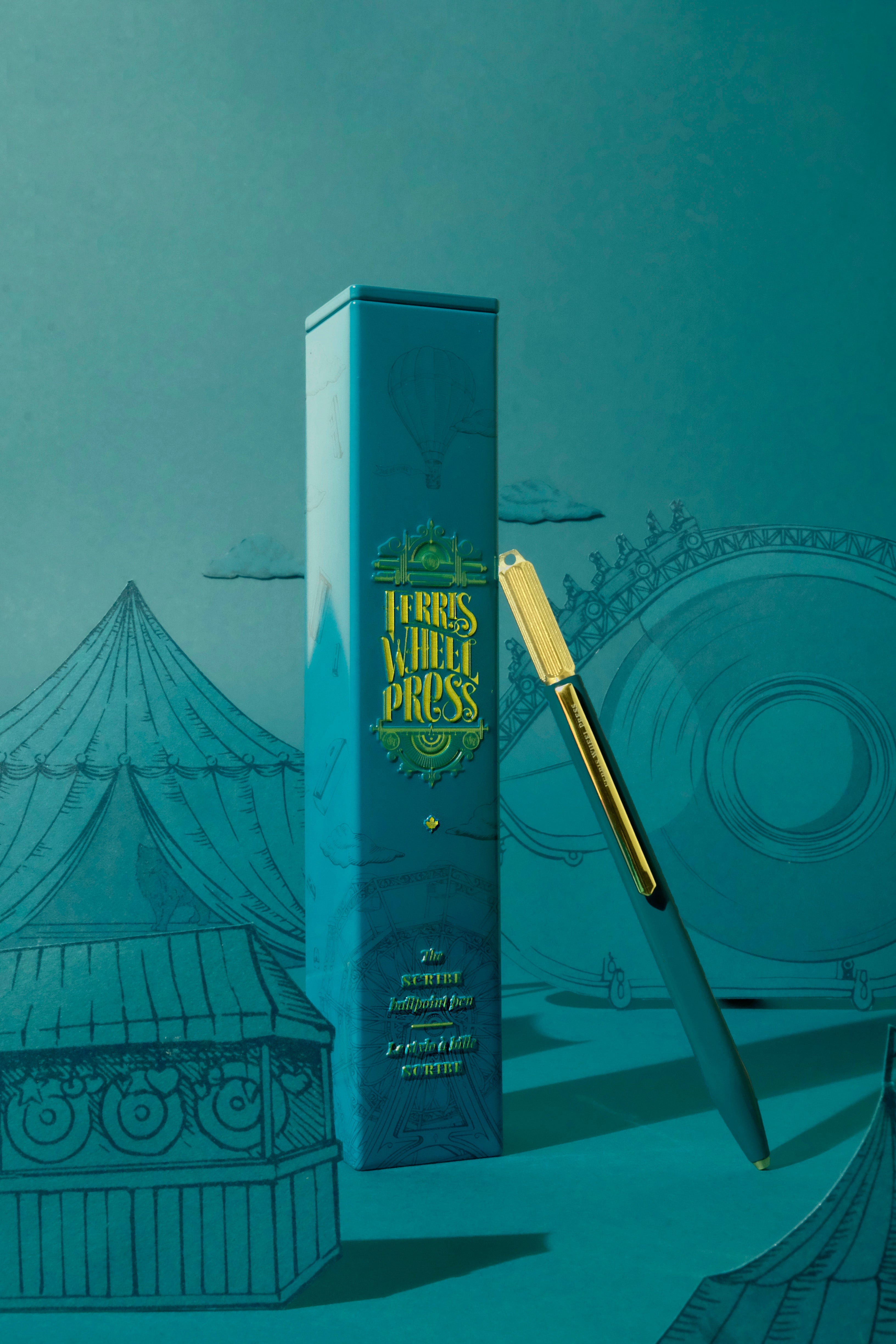 The Scribe Ballpoint Pen - Tattler's Teal